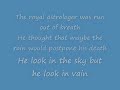 Heavy Cloud No Rain (lyrics) video