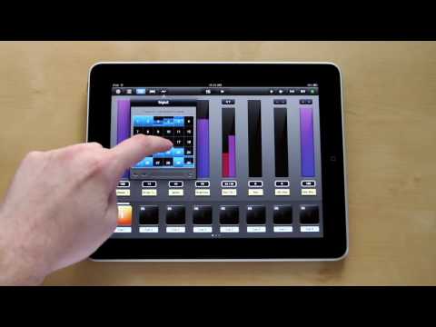 Luminair for iPad - multi-touch DMX lighting control - A Quick Preview