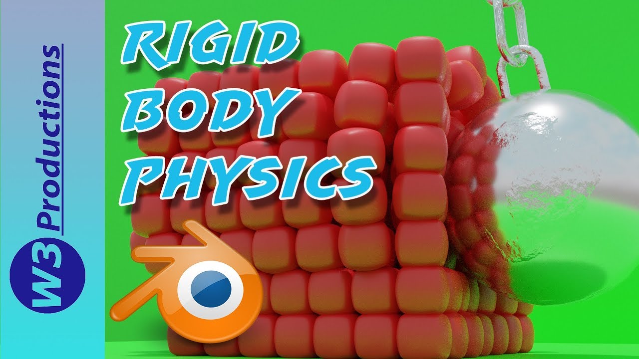 Blender Rigid Body Physics In Blender 2.8 - Tutorial