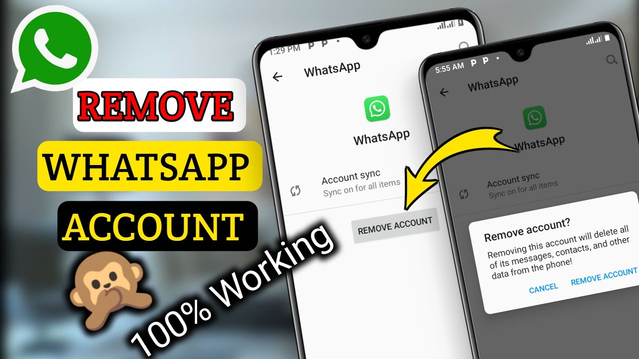 NEW! How to remove whatsapp account from Android phone NEW! How to remove whatsapp account from Android phone