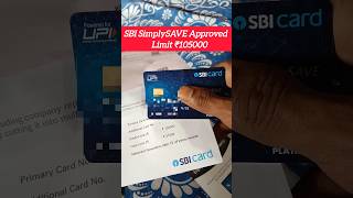 Sbi Simplysave Rupay Credit Card Unboxing How To Sbi Simplysave Credit Card Unboxing
