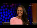 Samantha Mumba's first appearance on the Late Late Show