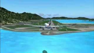 Emirates A330 Landing At Seychelles Int. Airport In Fs9
