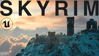 High Hrothgar Skyrim In Unreal Engine 5 4K