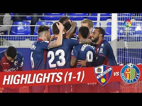 Resumen de SD Huesca vs Getafe CF (1-1)