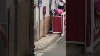 Susto Tremenda Cogida Dentro Del Vallado