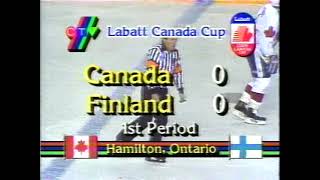 Canada Cup-1987, Canada-Finland
