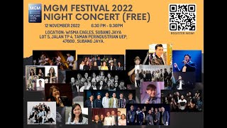 MGM Festival 2022 Concert , 12 Nov 2022, 6.30-9.30 pm