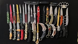 Bıçak Çakı Koleksiyonum 40 Parça
