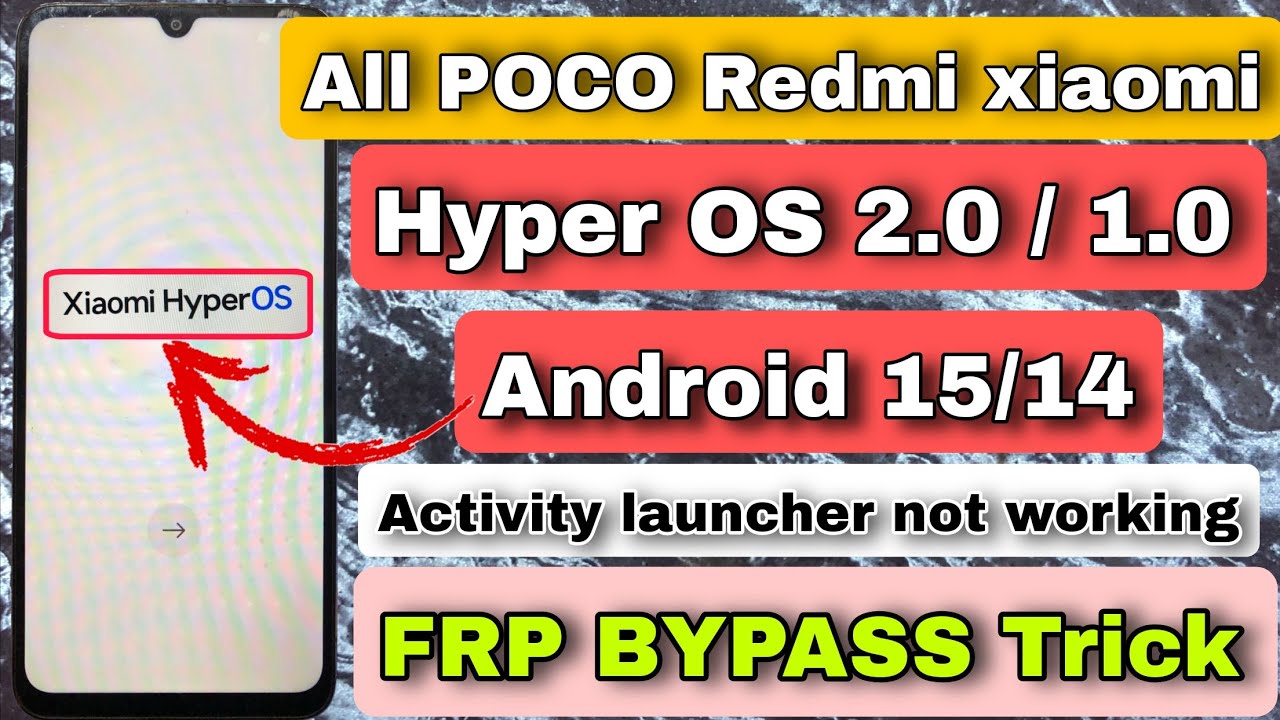 Android 15 All xiaomi method FRP bypass || All poco FRP Android 15 All xiaomi method FRP bypass || All poco FRP