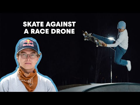 Skate Against A Race Drone | Karl Berglind 'Lunar Landscapes'