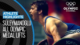 All Naim Süleymanoğlu 🇹🇷 Olympic Medal Lifts | Athlete Highlights