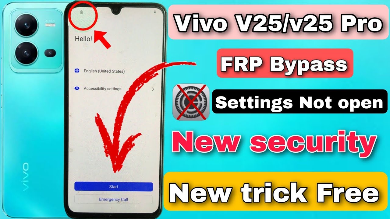 VIVO V25 FRP Bypass settings not open || Vivo V25 Google VIVO V25 FRP Bypass settings not open || Vivo V25 Google