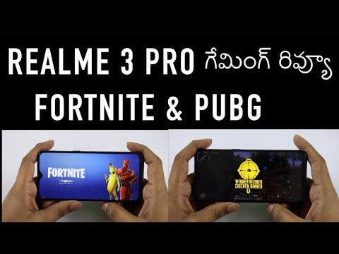 Realme 3 Pro Fortnite & PUBG Gameplay ll in Telugu ll