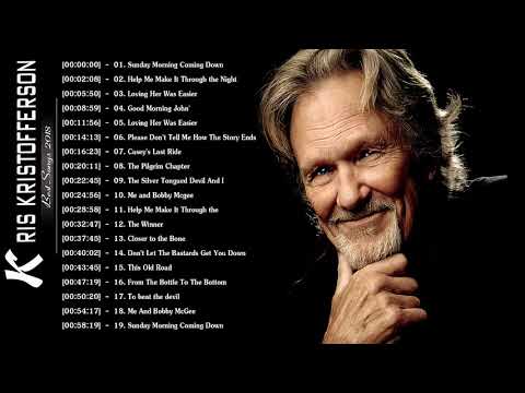 Kris Kristofferson Greatest Hits - Kris Kristofferson Best Songs - Kristofferson Great Songs