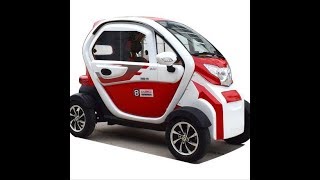 #4 wheel cabin electric scooter#4 wheel electric car#family use electric car