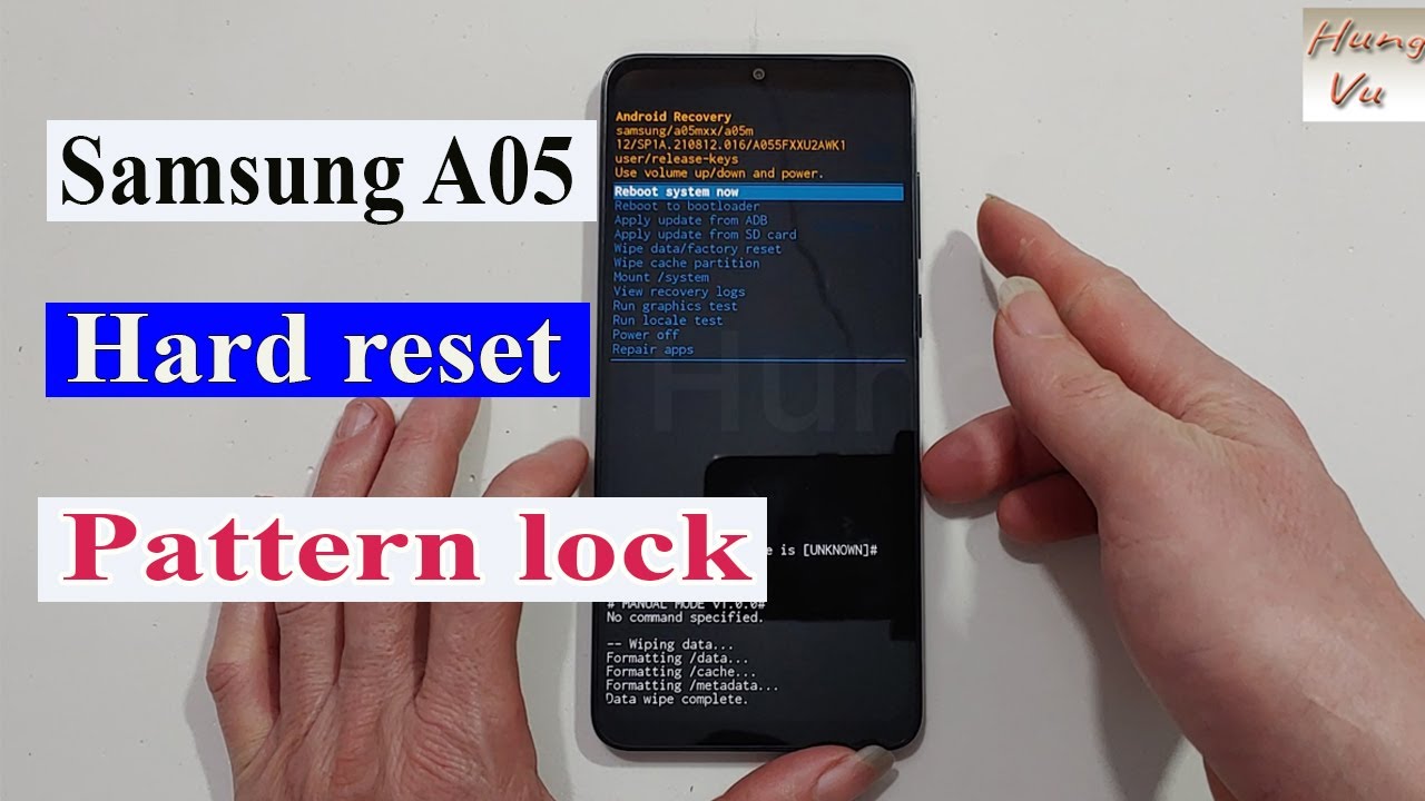 Samsung A05 Hard reset when Pattern lock forgot – Gsm Samsung A05 Hard reset when Pattern lock forgot – Gsm