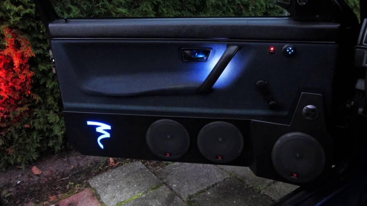 เครื่องเสียงติดรถยนต์ Car LED Door Courtesy Light Speakers