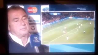 Fatih Terim - Galatasaray-Real Madrid Maç Sonu İtalyanca Röportajı