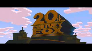 20Th Century Fox And Fox Searchlight Pictures Logo Minecraft Tcf Fsp