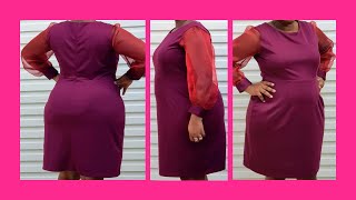 Diy Shift Dress Tutorial With Sleeves Pattern Making Sewing.