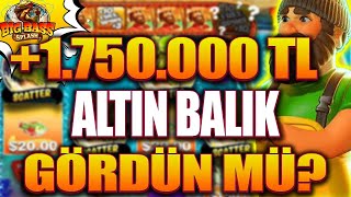 Big Bass Splash | X10  +1.750.000.00 Tl Büyük Altin Balik Nasil Kaçirdik!! | Dünya Rekoru Bu Balik