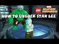 Lego Marvel Super Heroes - How to Unlock Stan Lee - All 50 Stan Lee in Peril Locations - 720P HD