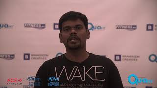 Quafit Aquatic Fitness Instructor Course Testimonial - Rajendra Prasad