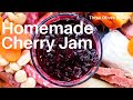 Homemade Cherry Jam - 3 ingredients, no pectin!