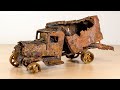Restoration extreme rusty abandoned 1931´s car truck