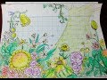 Hướng Dẫn Vẽ Tranh Vườn Hoa Xinh Đẹp/HOW TO DRAW FLOWER GARDEN FOR KIDS