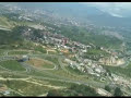 Cockpit view of a jet landing into Tegucigalpa Honduras TGU