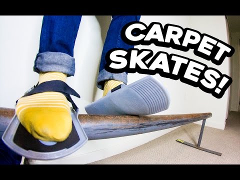 INDOOR CARPET SKATES! New Favorite Sport!!