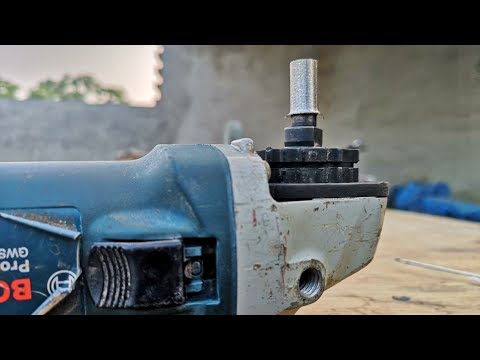 Unique Angle Grinder Idea With Drill chuck