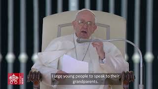 Pope: The alliance between young and elderly builds the future