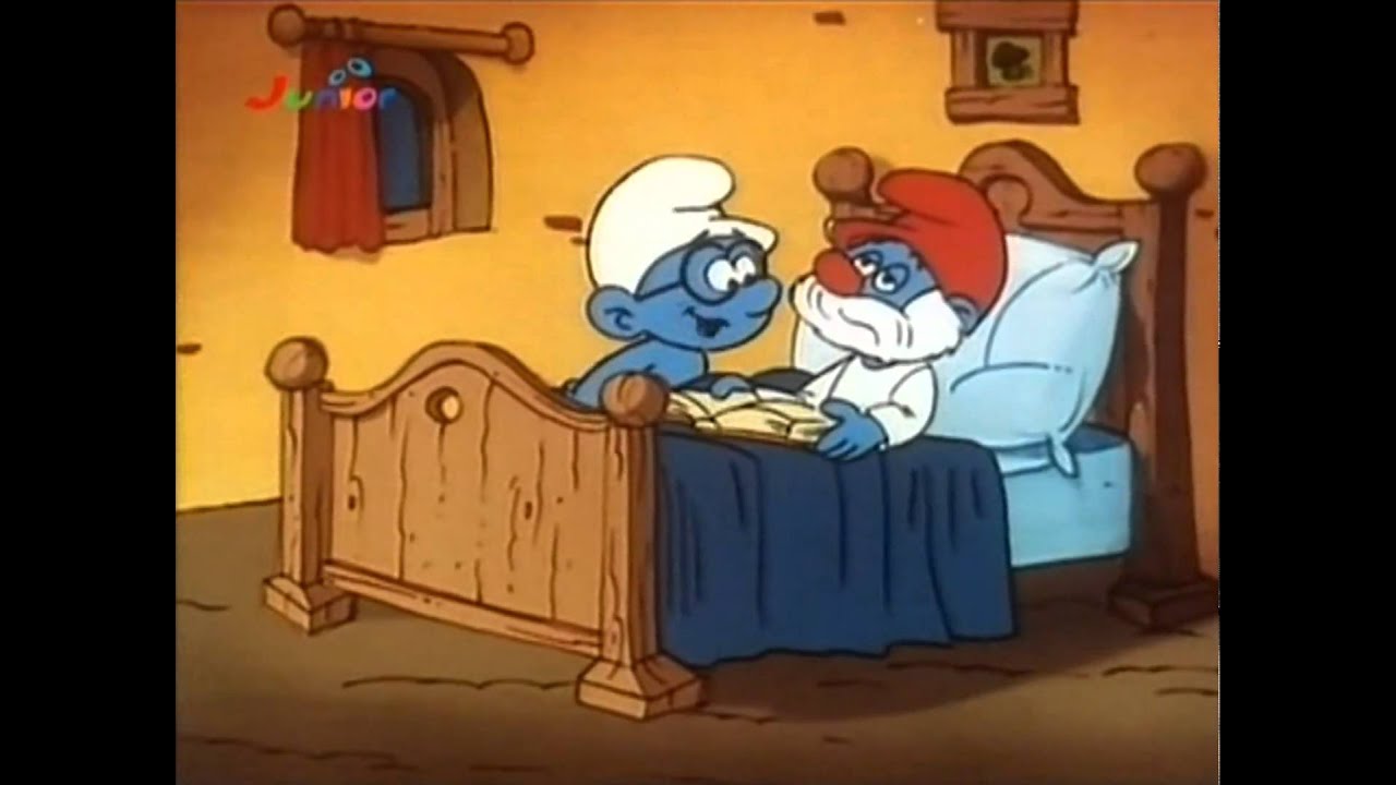 Butt lick papa smurf