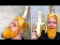 ROCK PAPER SCISSORS 9 - Funniest BANANA HAIRCUT