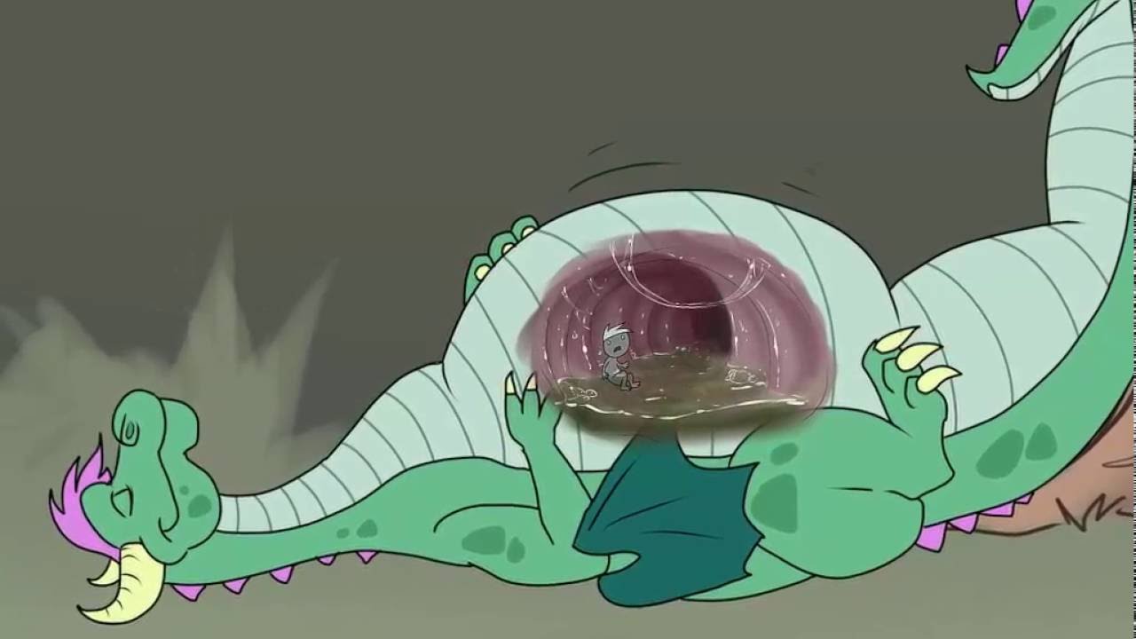 Dragon vore animation