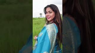 Organic Banarasi Soft Lichi Silk Sky Blue Saree Latest Design Designer Banarasi Saree Manufacrer