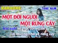 Karaoke Một Đời Người Một Rừng Cây - Tone Nam | Beat chuẩn | Ngọc Việt Music