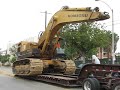 (PART TWO) KOMATSU PC 650 LC - OVERSIZE LOAD - REMOVABLE GOOSENECK - MURRAY