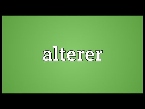 Header of Alterer