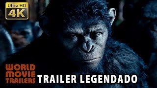 Planeta dos Macacos: O Confronto Trailer #2 Legendado (2014) - 4K Ultra HD