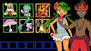 ALL OF LILLIE, KIAWE, MALLOW, LANA, AND ASH KETCHUM?S POKEMON