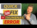 Unexpected End Of JSON Input Error Youtube Thumbnail Not Uploading | Easy Fix