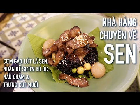 Nhà hàng chuyên về SEN ở Hà Nội nhiều món lạ miệng | Travip Vlog