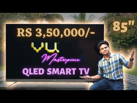 VU Masterpiece TV 85" With Core i5 Windows 10 | 4K Camera | VU QLED TV 🔥