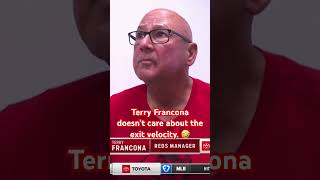 Terry Francona Discusses Exit Velocity