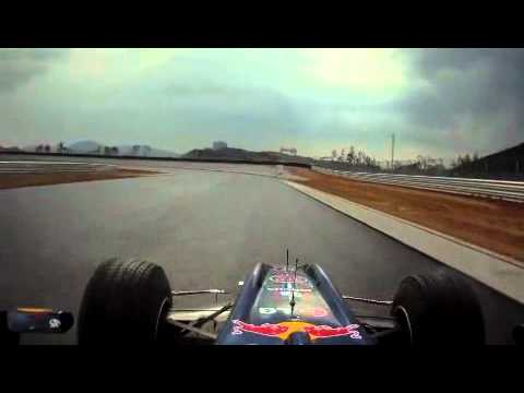 Korean Grand Prix Circuit - First laps in Red Bull Racing F1 Car