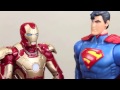 Iron Man 3 Marvel Legends Mark XLII Iron Man Iron Monger Build A Figure Wave Figure Review